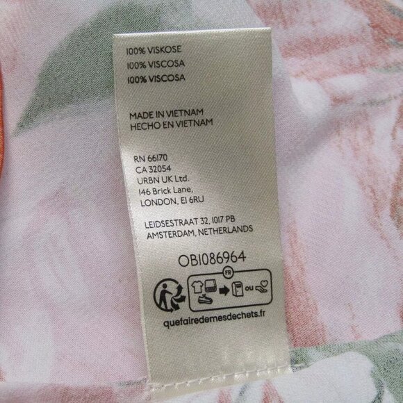 NEW ANTHROPOLOGIE Womens Midi Skirt Pink The Tilda Slip Floral Print Size XS - Picture 12 of 13